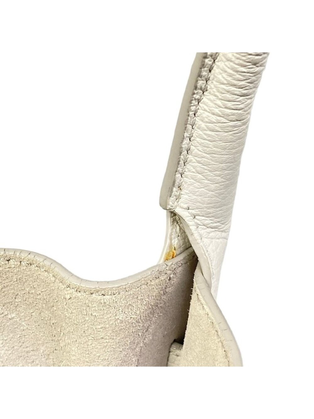 Celine Handbag Big Bag Bucket White Leather - Picture 11 of 15